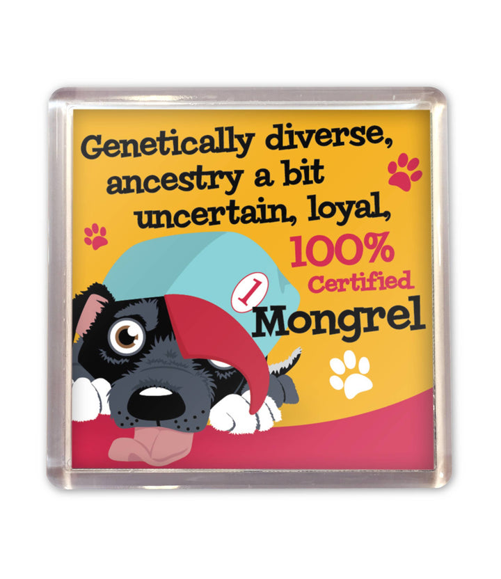 History & Heraldry - Wags Whiskers Magnet - Mongrel