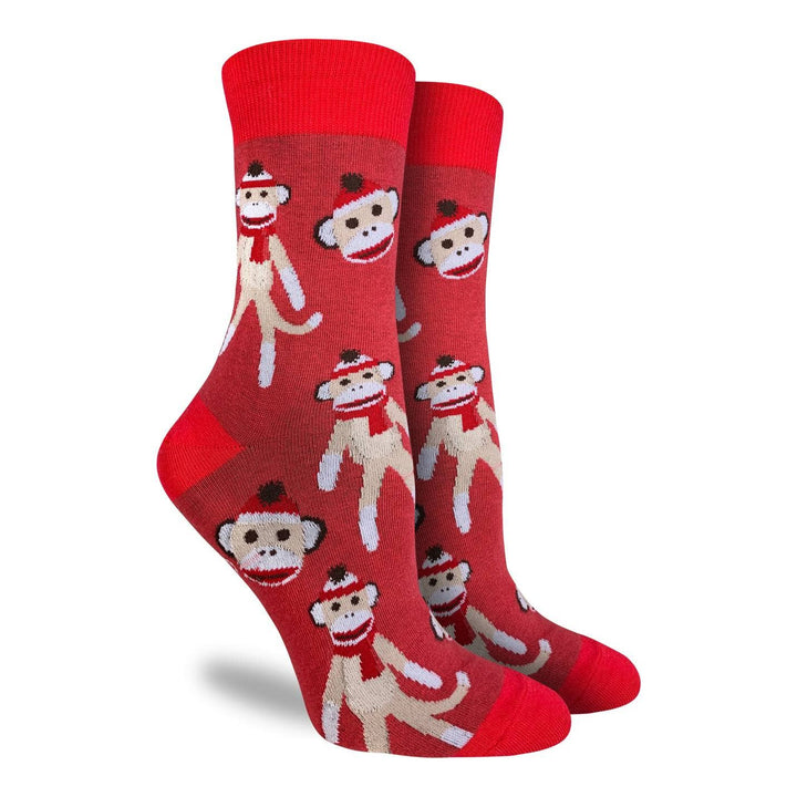 Good Luck Sock - Women's Sock Monkeys Socks