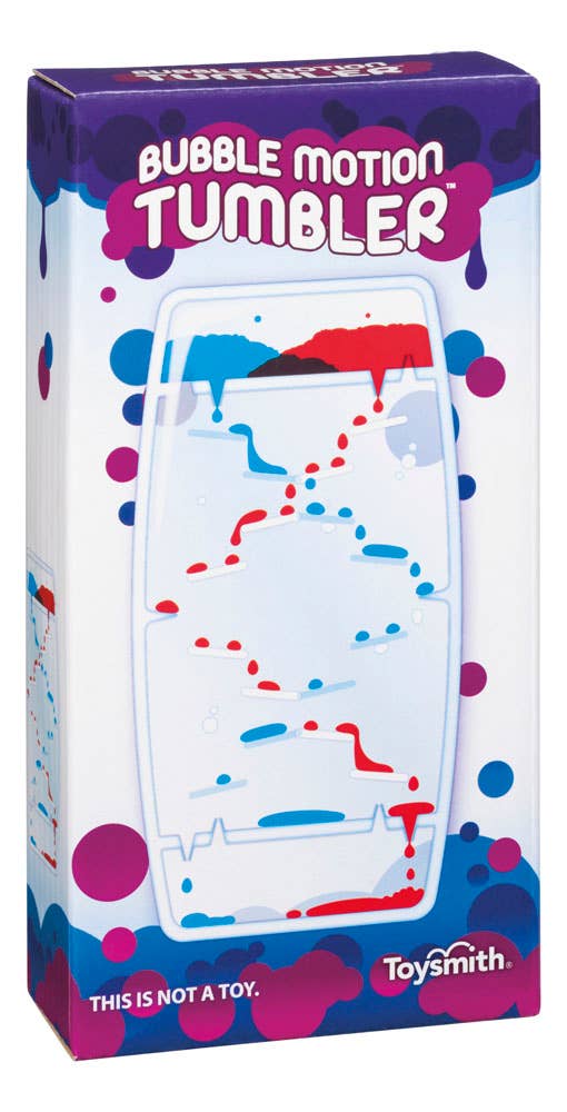 Toysmith - Bubble Motion Tumbler, Colors Vary, Soothing, Stress Relief
