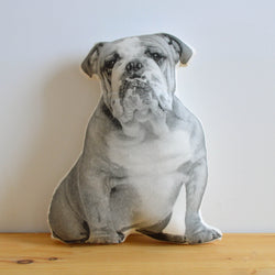 Broderpress - Bulldog Pillow