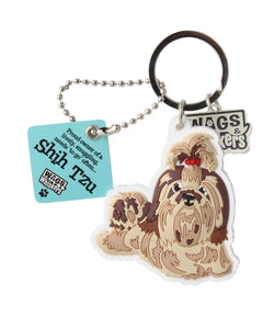 History & Heraldry - WagsWhiskers Keyring - Shih Tzu